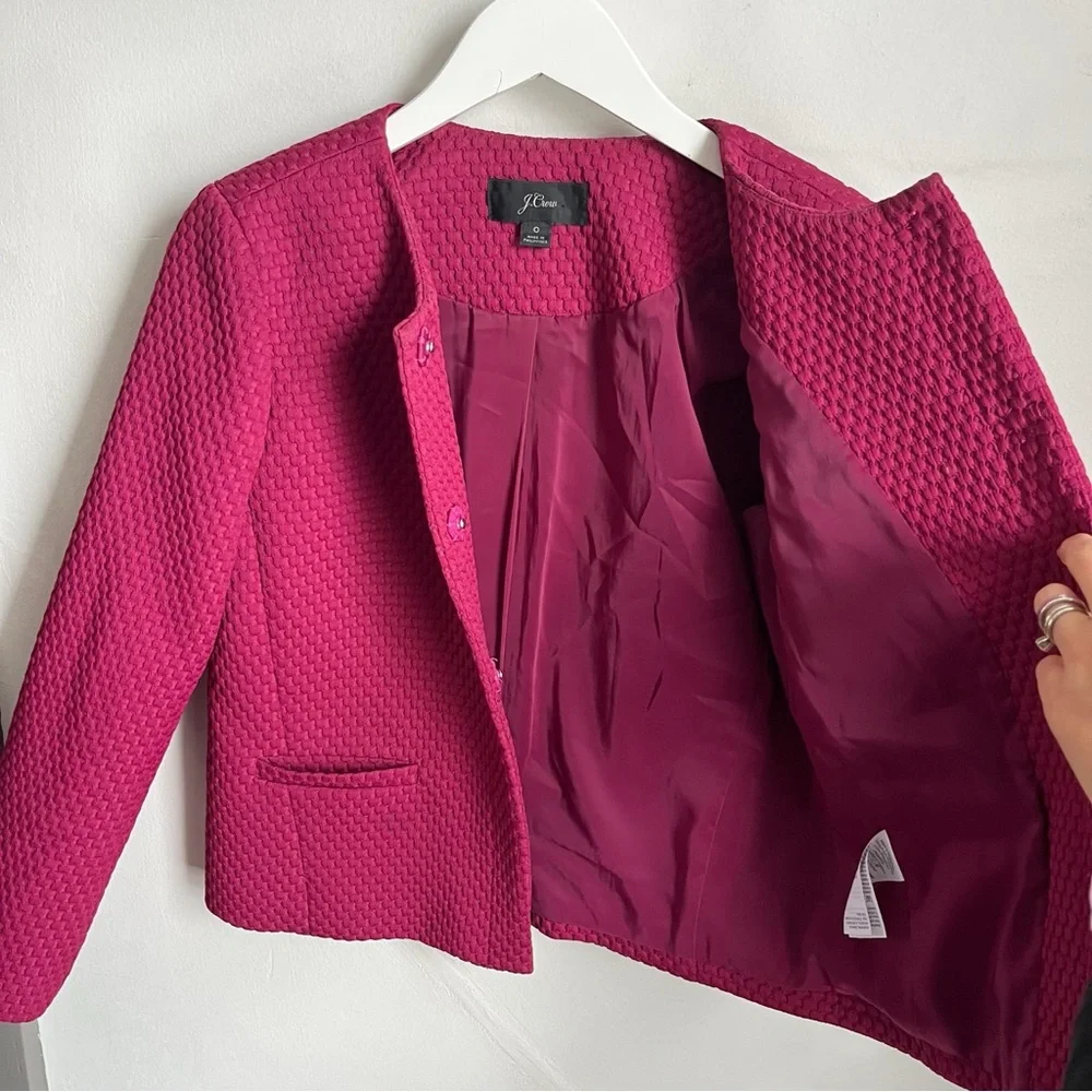 J Crew Portfolio Jacket in Matelasse
